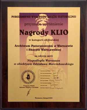 Nagroda KLIO w kategorii edytorskiej